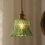 ⁦ثريا زجاجية خضراء متعددة الاستخدامات⁩ - الصورة ⁦2⁩