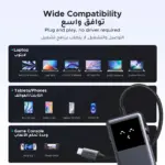 ⁦محور توصيل UGREEN Uno 6 في 1 – HDMI 4K@60Hz، شحن PD 100 واط، USB 3.2 بسرعة 10 جيجابت/ثانية، مثالي لـ MacBook Pro/Air ولابتوبات USB-C⁩ - الصورة ⁦6⁩