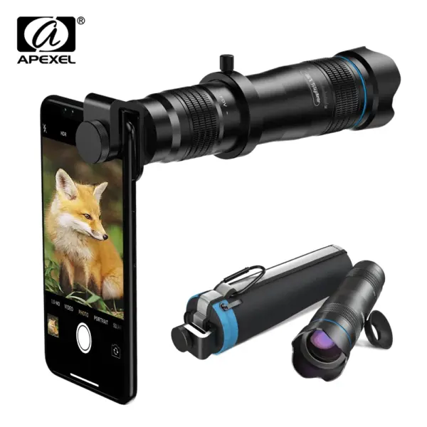 Telephoto lens phone عدسة تليفوتو احترافية للجوال لتكبير بعيد عالي الدقة | تصوير الطبيعة والرياضة