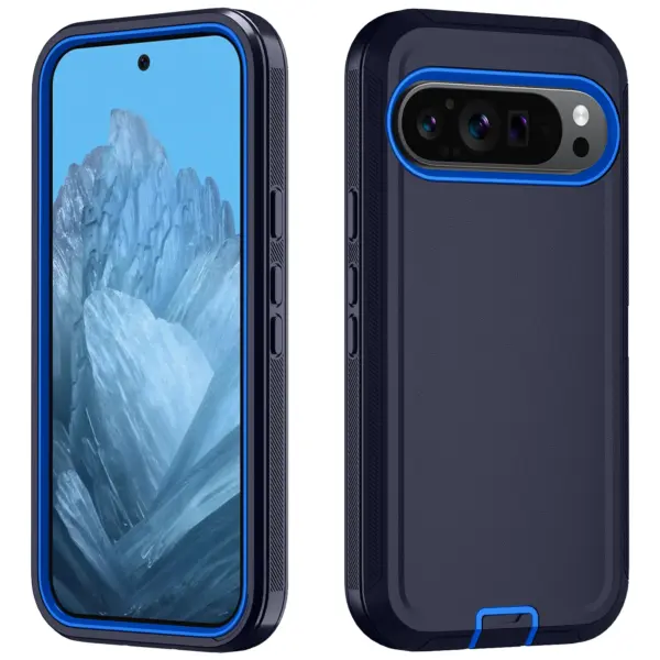 جراب هاتف نصف مغلف PC + TPU مزدوج | Dual Layer Shockproof Phone Case | حماية ضد الصدمات والخدوش بتصميم خفيف وعملي