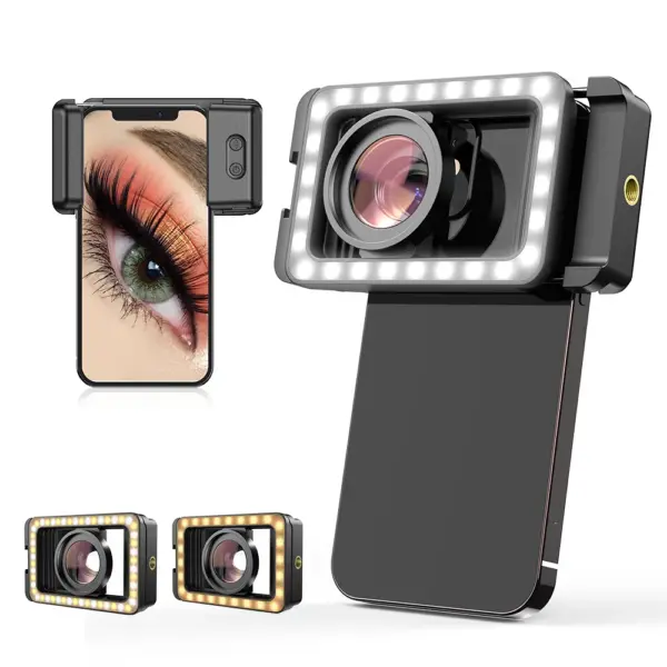 Phone Macro Lens 4K HD | عدسة ماكرو احترافية للجوال | تصوير مقرب عالي الدقة لأيفون وأندرويد